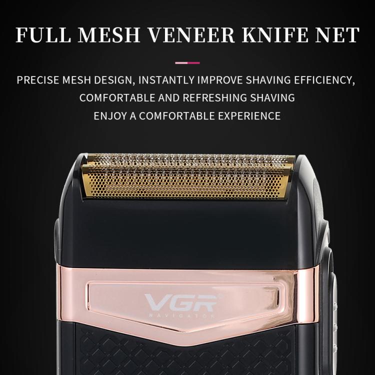 VGR V-331 Reciprocating Rotary 2 Cutter Head IPX4 Electric Shaver(Black) - free shipping - PMC TechLife - Order now!