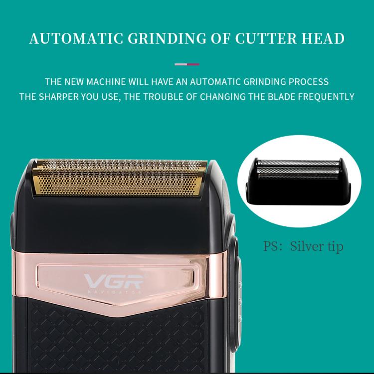 VGR V-331 Reciprocating Rotary 2 Cutter Head IPX4 Electric Shaver(Black) - free shipping - PMC TechLife - Order now!