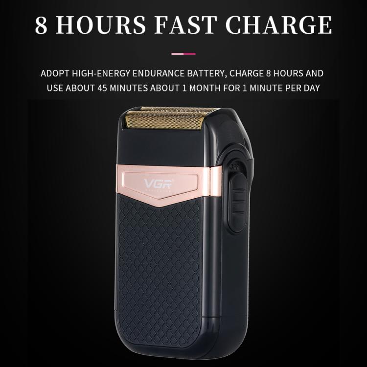 VGR V-331 Reciprocating Rotary 2 Cutter Head IPX4 Electric Shaver(Black) - free shipping - PMC TechLife - Order now!