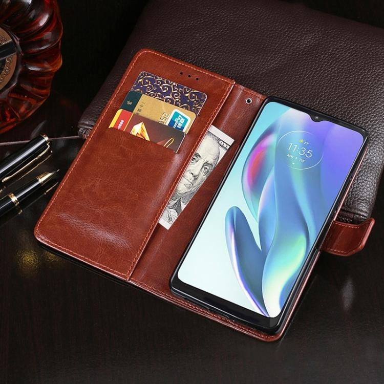 For iPhone 16e idewei Crazy Horse Texture Leather Phone Case(White) - free shipping - PMc TechLife - Order now!
