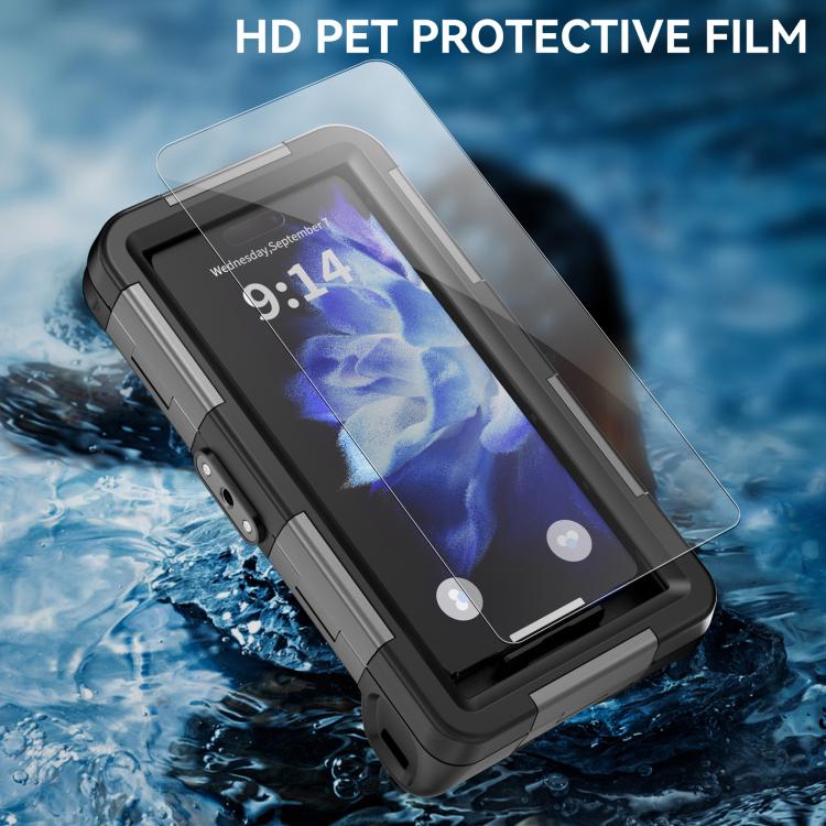 RedPepper 4th Generation Diving Protective Case for iPhone, Waterproof depth: 15m(Black) - Waterproof Bag by RedPepper | Online Shopping South Africa | PMc TechLife | Buy Now Pay Later Mobicred