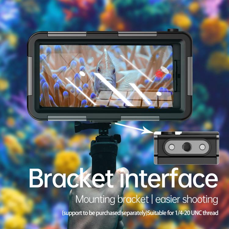 RedPepper 4th Generation Diving Protective Case, Waterproof depth: 15m(Black) - Waterproof Bag by RedPepper | Online Shopping South Africa | PMc TechLife | Buy Now Pay Later Mobicred