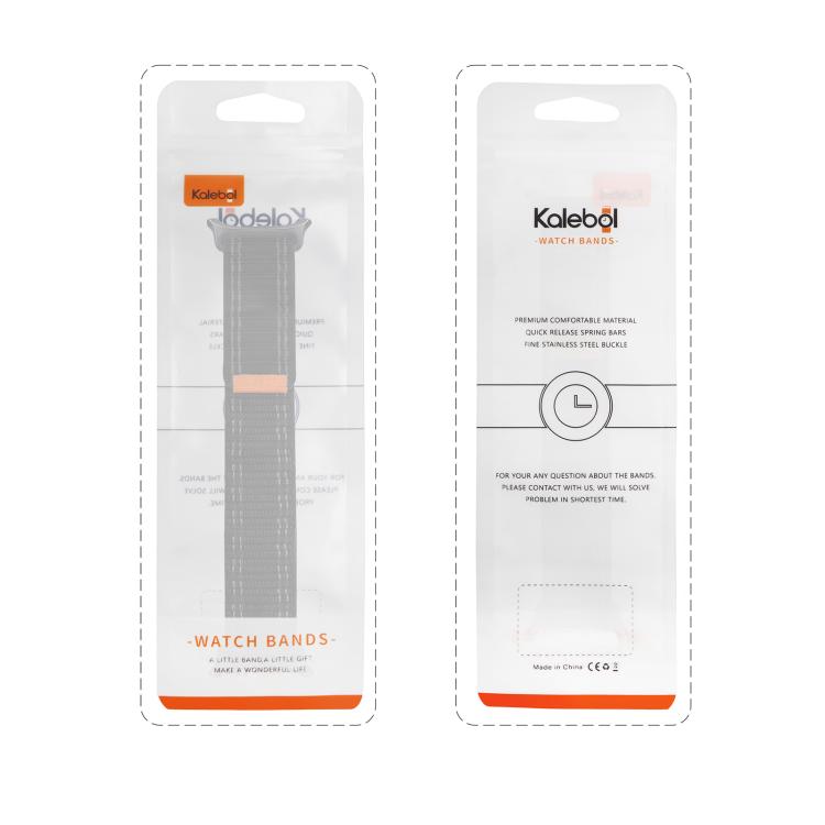 For Samsung Galaxy Watch Ultra 47mm / Ultra 2025 Kalebol Hook and Loop Fastener Nylon Strap(White) - free shipping - PMC TechLife - Order now!