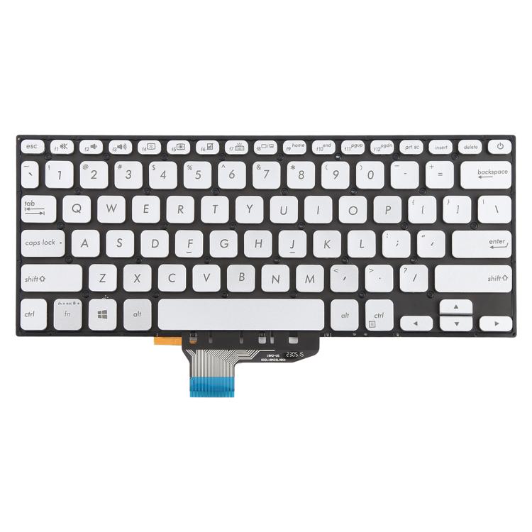 US Version Backlit Laptop Keyboard for Asus VivoBook S14 K430 A430 X430 S403 S4300F S4300U(Silver) - Replacement Keyboards by PMc TechLife | Online Shopping South Africa | PMc TechLife | Buy Now Pay Later Mobicred