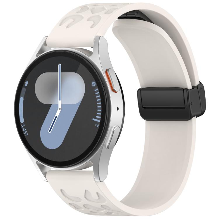 18mm Kalebol Universal Leopard Print Magnetic Folding Buckle Silicone Strap(Starlight) - free shipping - PMc TechLife - Order now!