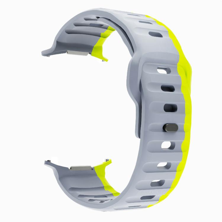 For Samsung Galaxy Watch Ultra 47mm / Ultra 2025 Kalebol Wave Reverse Buckle Silicone Strap(Wild Path Grey Green) - free shipping - PMC TechLife - Order now!