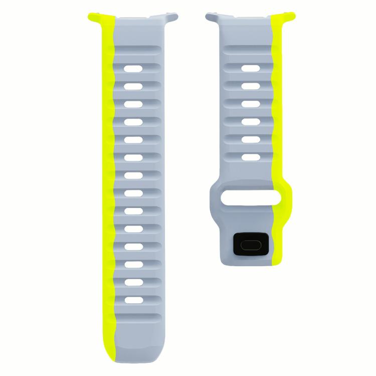 For Samsung Galaxy Watch Ultra 47mm / Ultra 2025 Kalebol Wave Reverse Buckle Silicone Strap(Wild Path Grey Green) - free shipping - PMC TechLife - Order now!