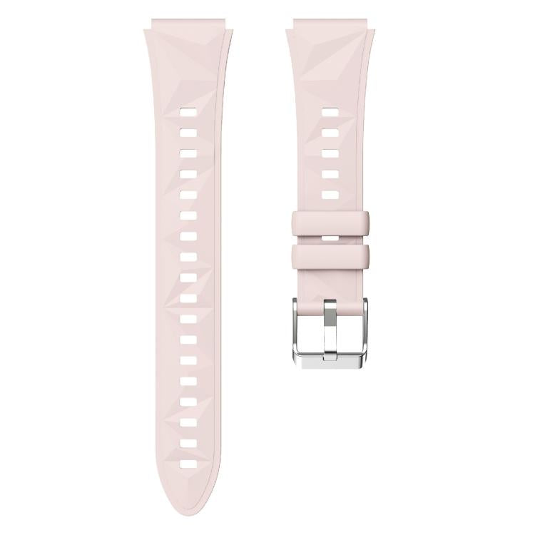 Kalebol 18mm Universal Diamond Embossed Silicone Strap(Pink) - free shipping - PMc TechLife - Order now!
