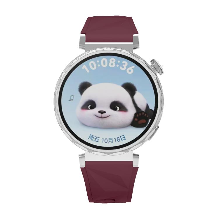 Kalebol 18mm Universal Diamond Embossed Silicone Strap(Wine Red) - free shipping - PMc TechLife - Order now!