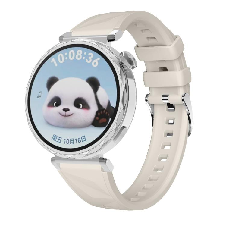 Kalebol 18mm Universal Diamond Embossed Silicone Strap(Starlight) - 18mm Bands by Kalebol | Online Shopping South Africa | PMc TechLife | Buy Now Pay Later Mobicred