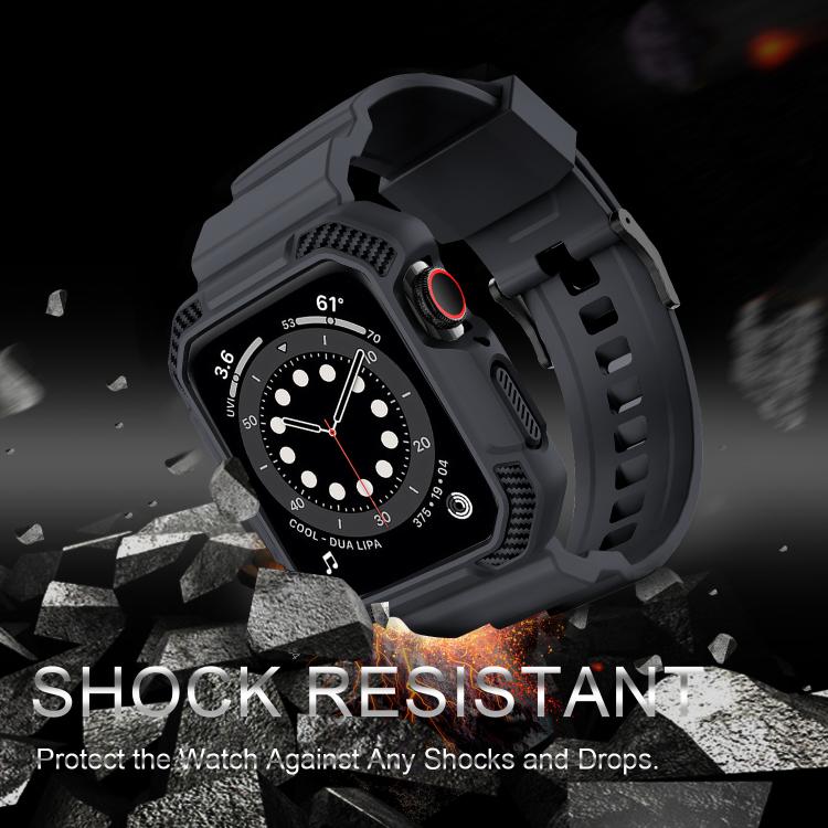 For Apple Watch Ultra 2 / 1 49mm VIETAO Carbon Fiber Silicone Strap(Dark Gray) - free shipping - PMc TechLife - Order now!