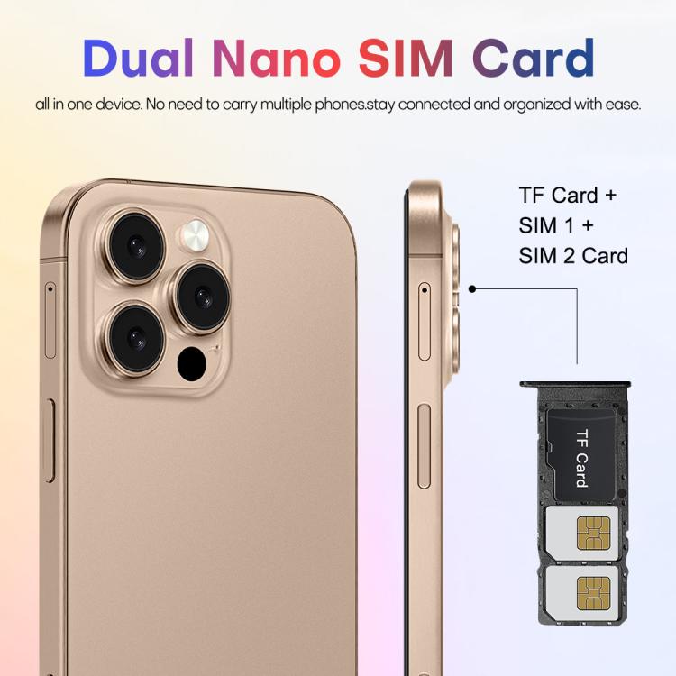 A88 / i16 Pro Max, 2GB+16GB, 6.6 inch Android 8.1 MTK6580A Quad Core, OTG, Network: 3G, Dual SIM, Plug:US Plug(Titanium White) - free shipping - PMc TechLife - Order now!