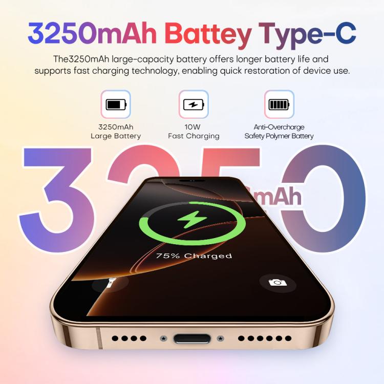 A88 / i16 Pro Max, 2GB+16GB, 6.6 inch Android 8.1 MTK6580A Quad Core, OTG, Network: 3G, Dual SIM, Plug:UK Plug(Titanium White) - free shipping - PMc TechLife - Order now!