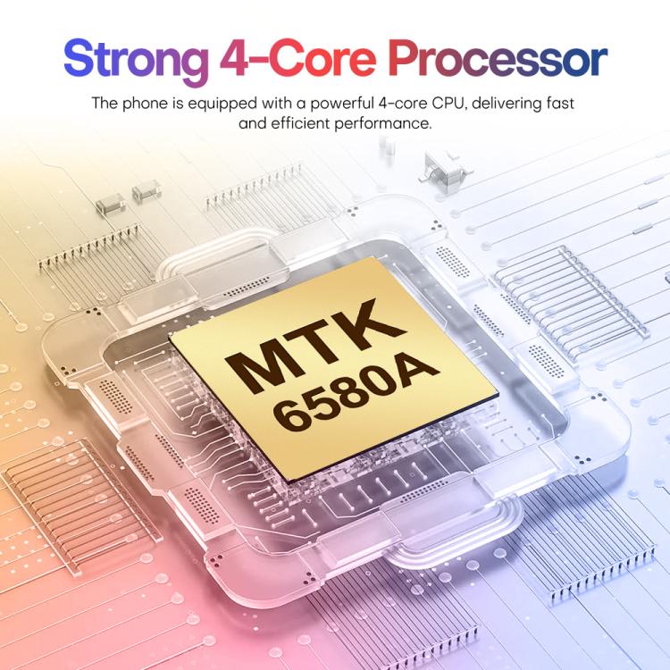 A88 / i16 Pro Max, 2GB+16GB, 6.6 inch Android 8.1 MTK6580A Quad Core, OTG, Network: 3G, Dual SIM, Plug:UK Plug(Titanium White) - free shipping - PMc TechLife - Order now!