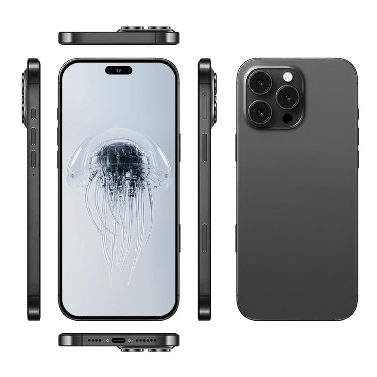 A88A / i16 Pro Max, 6GB+64GB, 6.6 inch Android 12 MTK6762 Helio G25 Octa Core, NFC, OTG, Network: 4G, Dual SIM, Plug:UK Plug(Titanium Black) - free shipping - PMc TechLife - Order now!