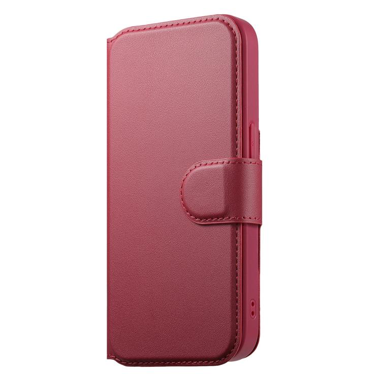 For iPhone 16e CaseNeo Finger Grip Strap MagSafe Leather Phone Case(Red) - free shipping - PMc TechLife - Order now!