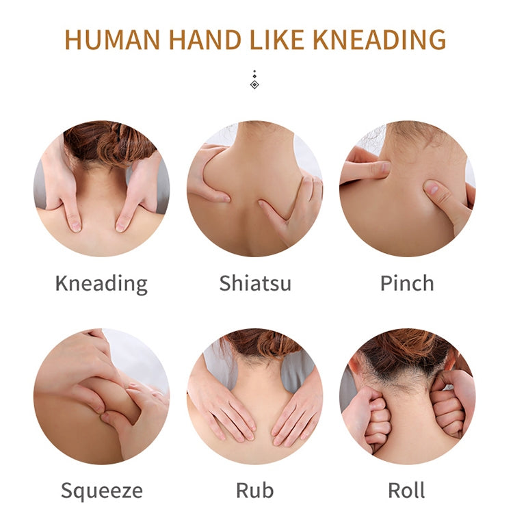 Multifunctional Mini Massage Pillow Neck and Shoulder Cervical Massager, Plug Type:UK Plug(Black) - free shipping - PMC TechLife - Order now!