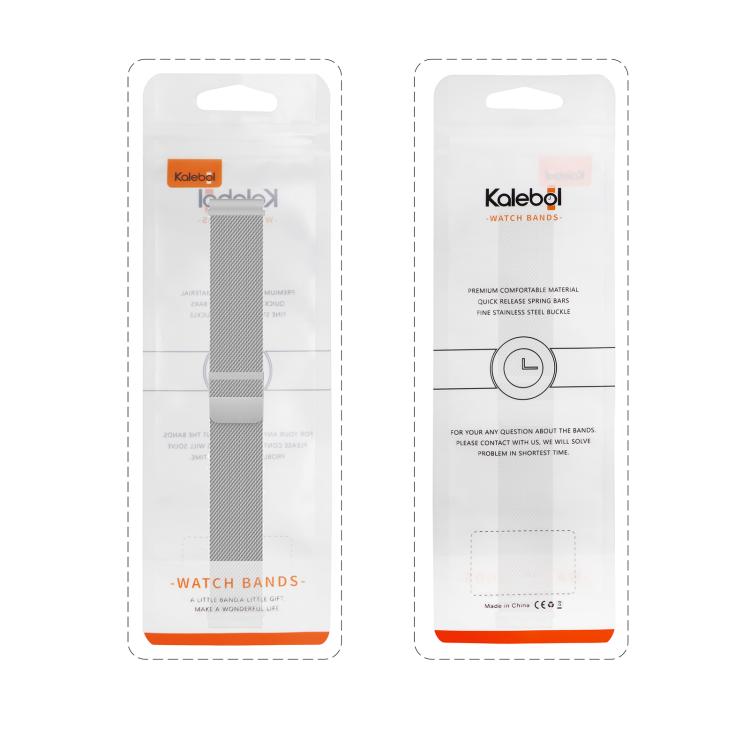 Kalebol 20mm Universal Loop Double Magnetic Buckle Milanese Strap(Silver) - free shipping - PMc TechLife - Order now!