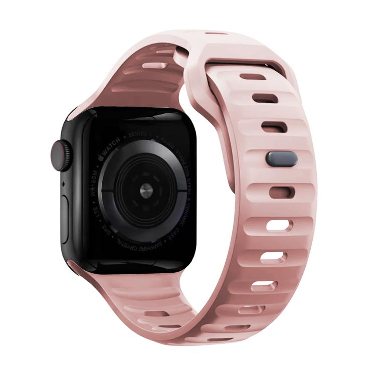 For Apple Watch 42mm / 41mm / 40mm / 38mm Kalebol Sport Silicone Strap(Pink Sand) - Watch Bands by Kalebol | Online Shopping South Africa | PMC TechLife | Buy Now Pay Later Mobicred