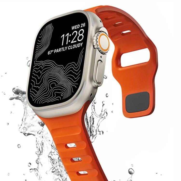 For Apple Watch 46mm / 49mm / 45mm / 44mm Kalebol Sport Silicone Strap(Smoky Purple) - Watch Bands by Kalebol | Online Shopping South Africa | PMC TechLife | Buy Now Pay Later Mobicred