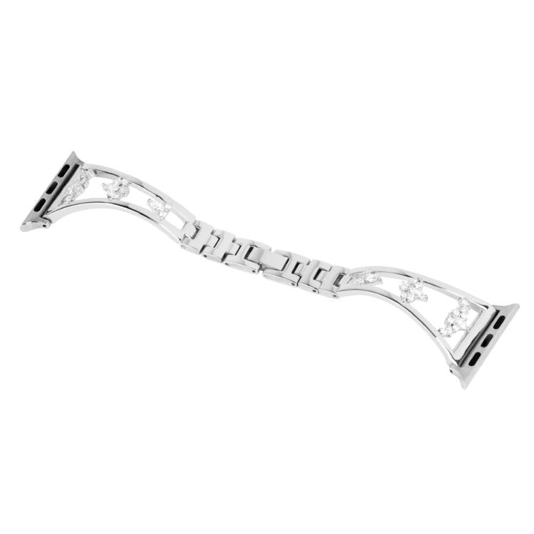 For Apple Watch 46mm / 49mm / 45mm / 44mm Kalebol Zirconia Watch Strap(Silver) - free shipping - PMC TechLife - Order now!