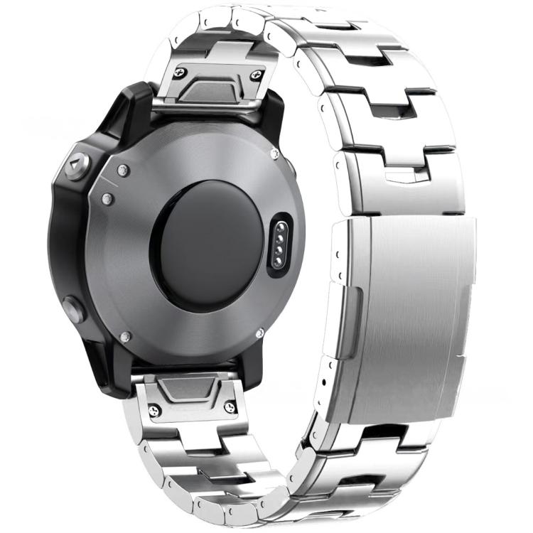 For Garmin Watch 26mm Oracle Titanium Alloy Watch Band(Silver) - free shipping - PMC TechLife - Order now!