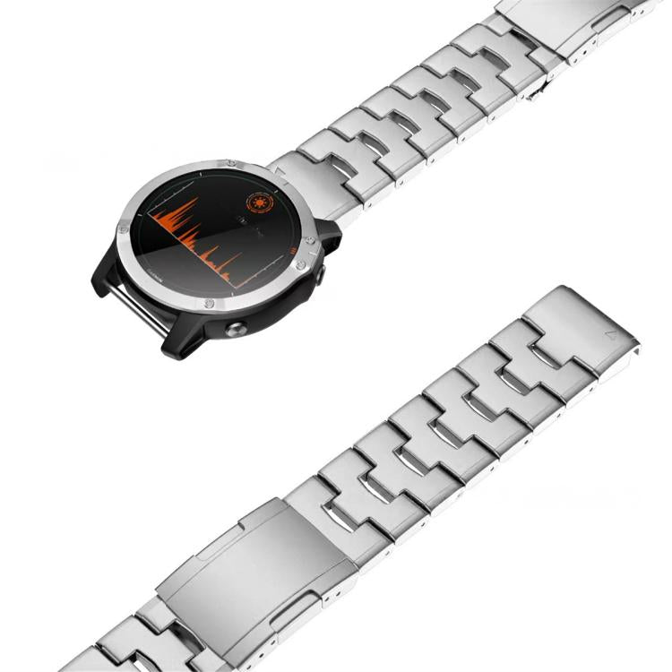 For Garmin Watch 26mm Oracle Titanium Alloy Watch Band(Silver) - free shipping - PMC TechLife - Order now!