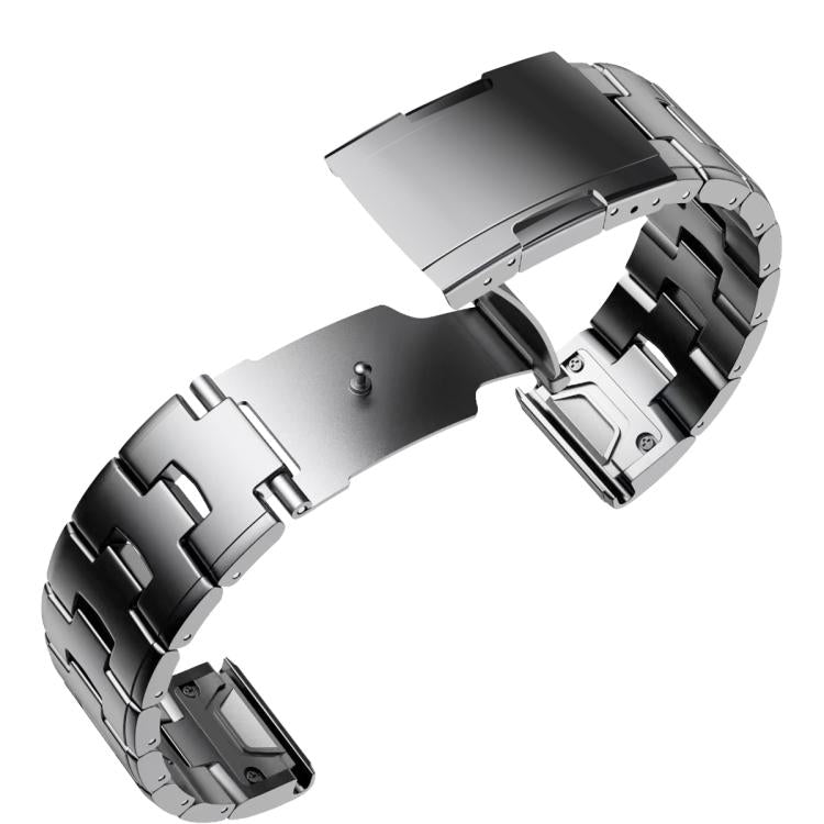 For Garmin Watch 26mm Oracle Titanium Alloy Watch Band(Silver) - free shipping - PMC TechLife - Order now!