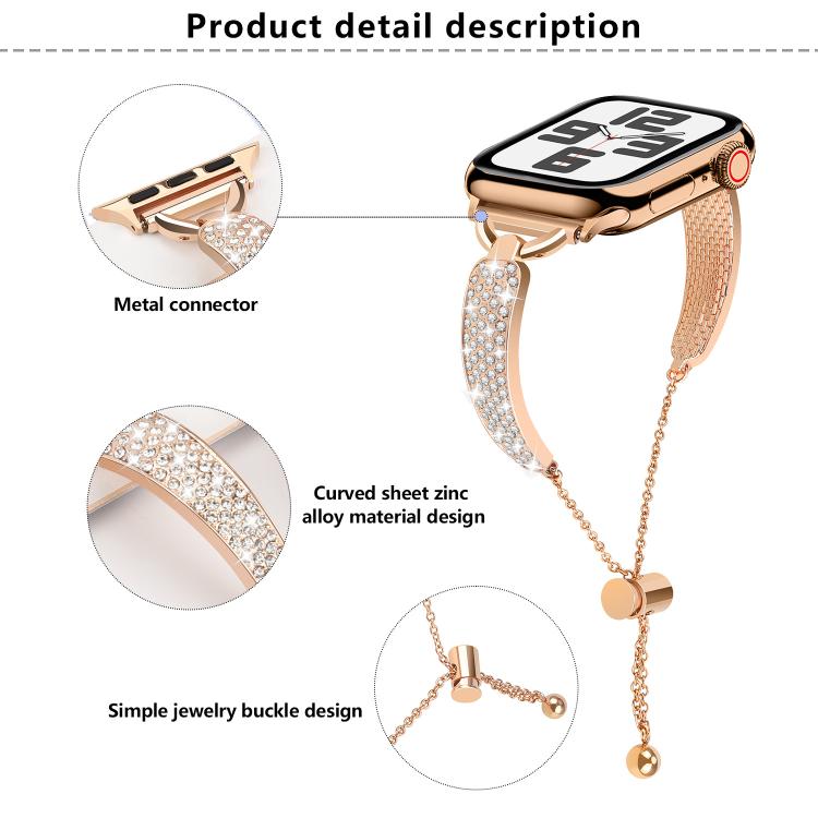 For Apple Watch 46mm / 49mm / 45mm / 44mm Kalebol Stone Curved Zinc Alloy Strap(Silver) - free shipping - PMC TechLife - Order now!