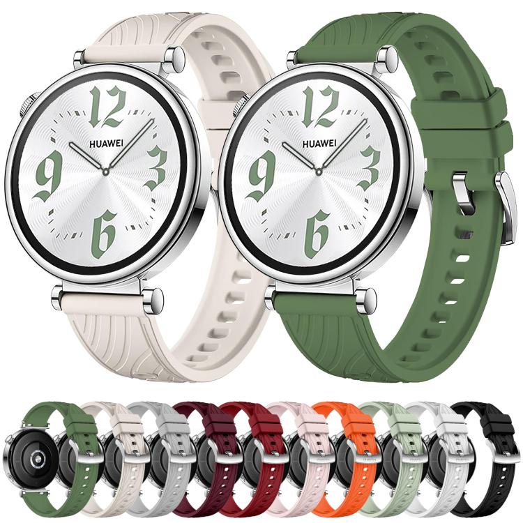Kalebol 18mm Universal Textured Silicone Silver Buckle Strap(Green Grass) - free shipping - PMc TechLife - Order now!