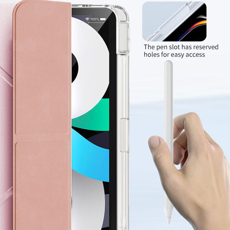 For iPad Air 13 2025 / 2024 / Pro 12.9 ZGA Genre Series Y-Fold Leather Tablet Case with Pen Slot(Black) - free shipping - PMc TechLife - Order now!