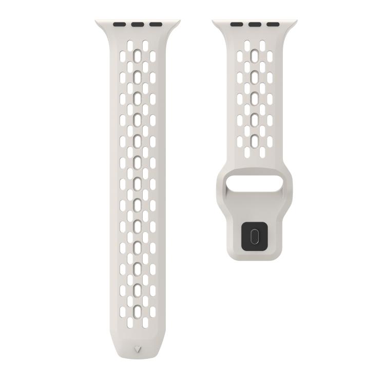For Apple Watch 42mm / 41mm / 40mm / 38mm Kalebol Mesh Reverse Buckle Silicone Strap(Starlight) - Watch Bands by Kalebol | Online Shopping South Africa | PMC TechLife | Buy Now Pay Later Mobicred