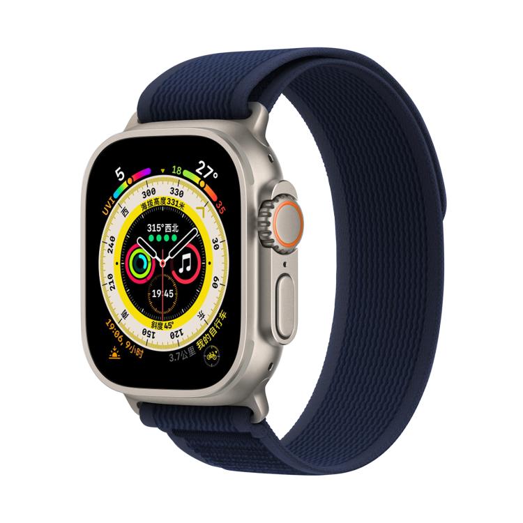 For Apple Watch 42mm / 41mm / 40mm / 38mm Kalebol Wild Track Loop Nylon Watch Band(Midnight Blue) - Watch Bands by Kalebol | Online Shopping South Africa | PMC TechLife | Buy Now Pay Later Mobicred