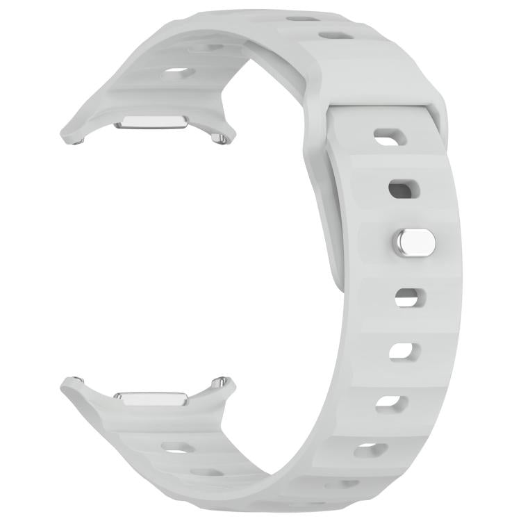 For Samsung Galaxy Watch Ultra 47mm Kalebol Square Buckle Silicone Watch Band(Light Grey) - free shipping - PMc TechLife - Order now!