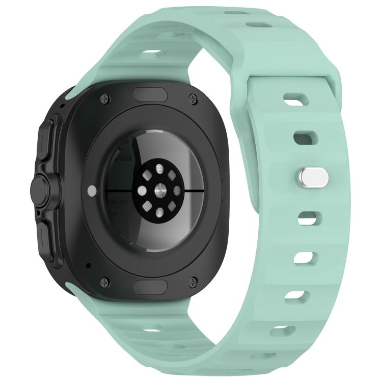 For Samsung Galaxy Watch Ultra 47mm Kalebol Square Buckle Silicone Watch Band(Teal) - free shipping - PMc TechLife - Order now!