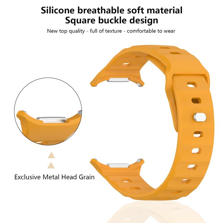 For Samsung Galaxy Watch Ultra 47mm Kalebol Square Buckle Silicone Watch Band(Teal) - free shipping - PMc TechLife - Order now!