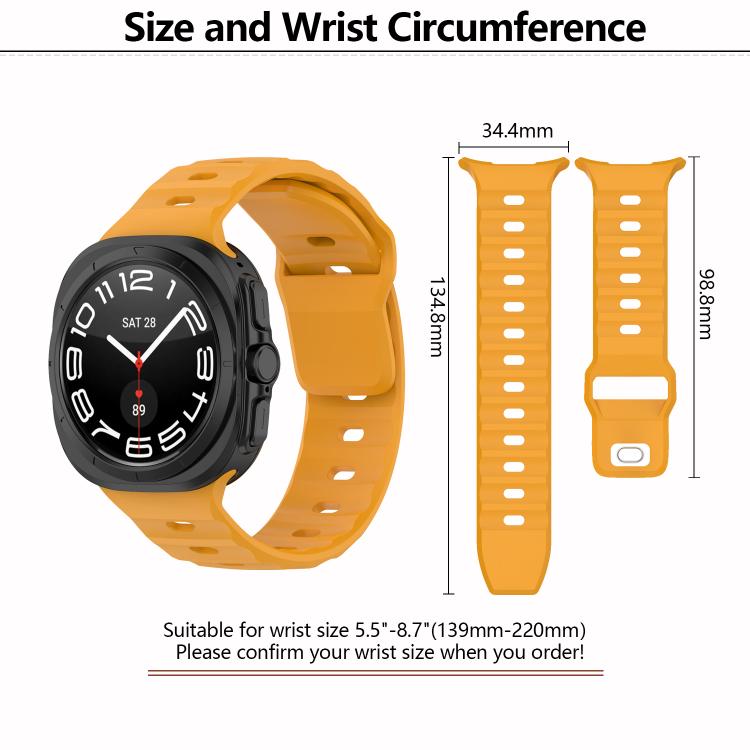 For Samsung Galaxy Watch Ultra 47mm Kalebol Square Buckle Silicone Watch Band(Teal) - free shipping - PMc TechLife - Order now!