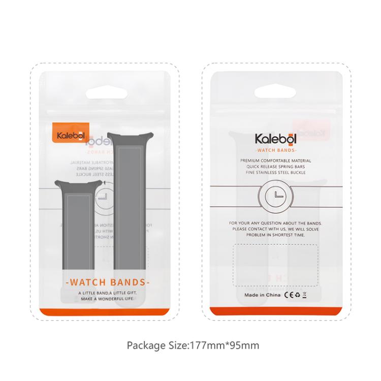 For Samsung Galaxy Watch Ultra 47mm Kalebol Composite Silicone Folding Magnetic Buckle Watch Band(Orange) - Watch Bands by Kalebol | Online Shopping South Africa | PMc TechLife | Buy Now Pay Later Mobicred