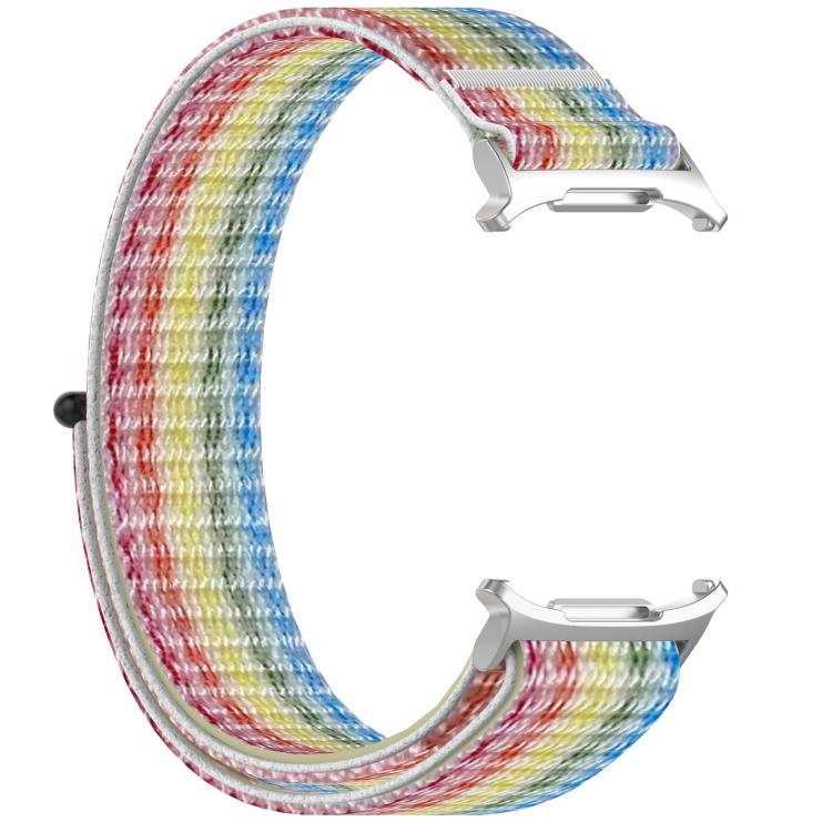 For Samsung Galaxy Watch Ultra 47mm Kalebol Hook and Loop Fastener Nylon Braided Watch Band(Rainbow) - free shipping - PMc TechLife - Order now!