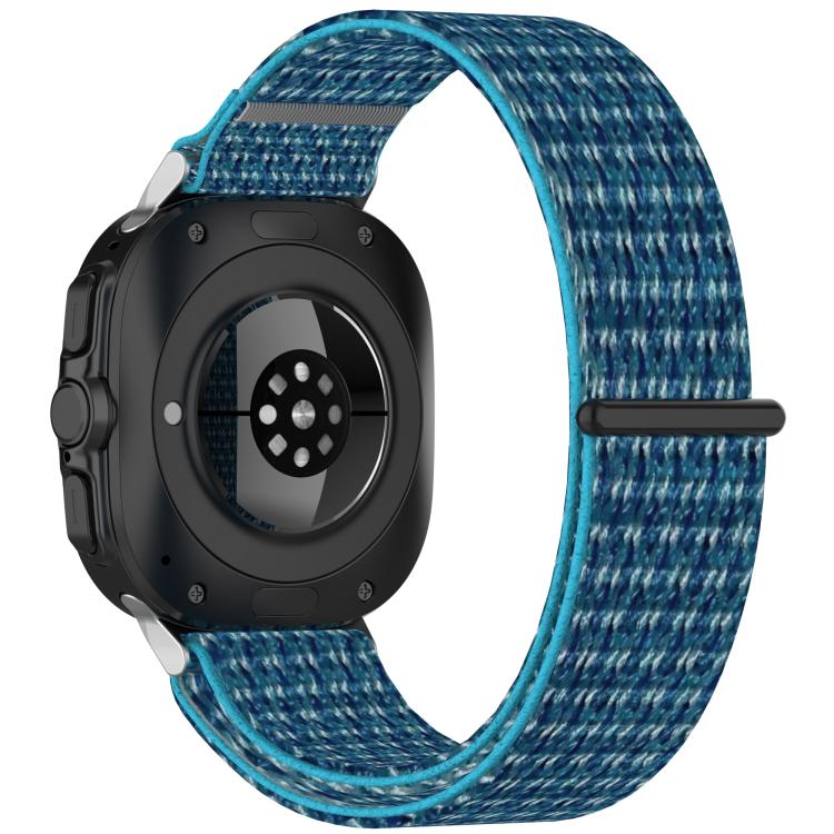For Samsung Galaxy Watch Ultra 47mm Kalebol Hook and Loop Fastener Nylon Braided Watch Band(Ocean Blue) - free shipping - PMc TechLife - Order now!