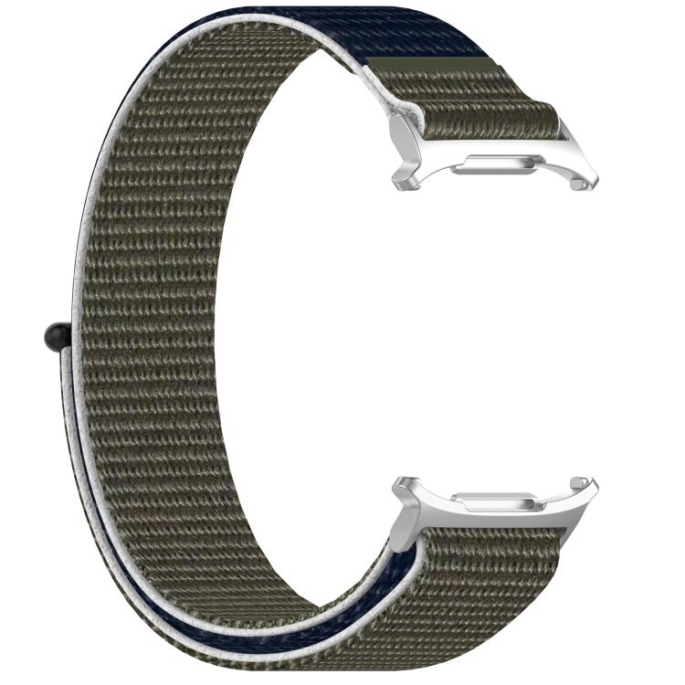 For Samsung Galaxy Watch Ultra 47mm / Ultra 2025 Kalebol Hook and Loop Fastener Nylon Braided Watch Band(Grey Blue) - free shipping - PMc TechLife - Order now!