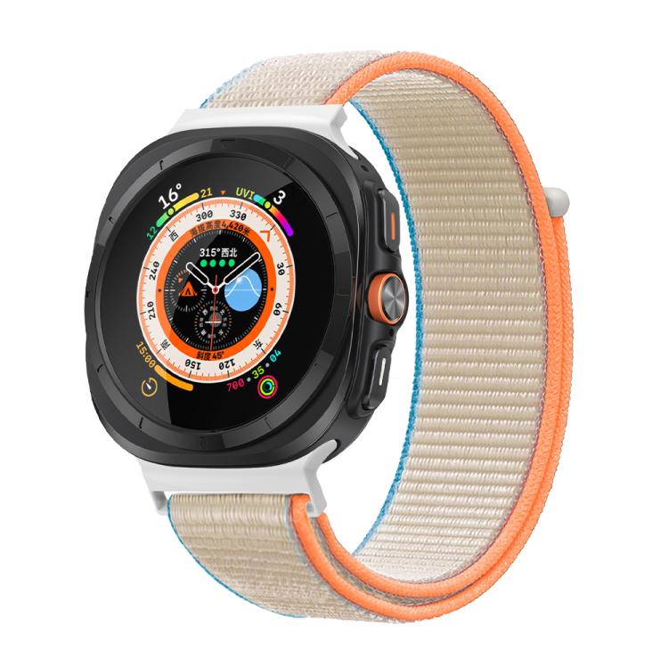For Samsung Galaxy Watch Ultra 47mm / Ultra 2025 Kalebol Quick Release Nylon Braided Watch Band(Milky White) - free shipping - PMc TechLife - Order now!