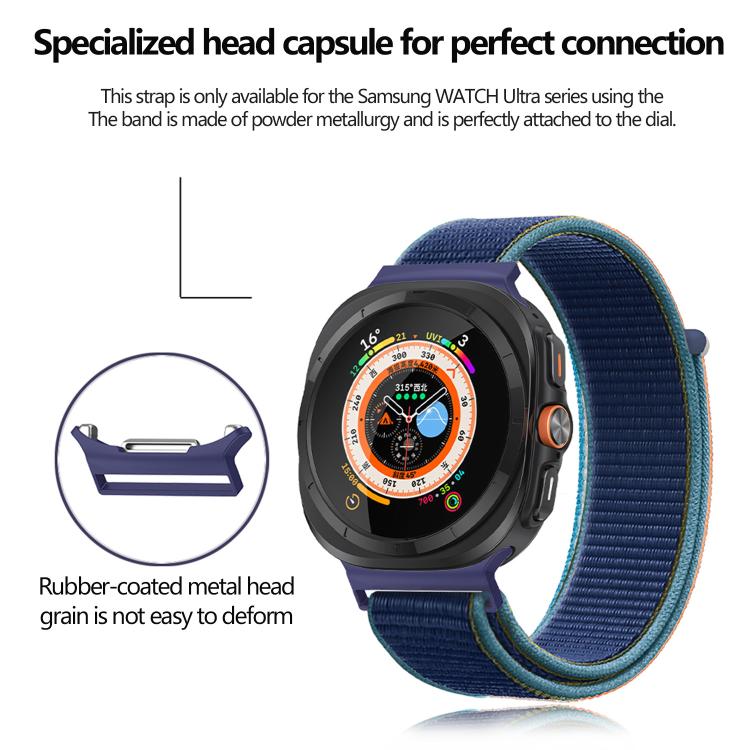 For Samsung Galaxy Watch Ultra 47mm Kalebol Quick Release Nylon Braided Watch Band(Army Green) - free shipping - PMc TechLife - Order now!