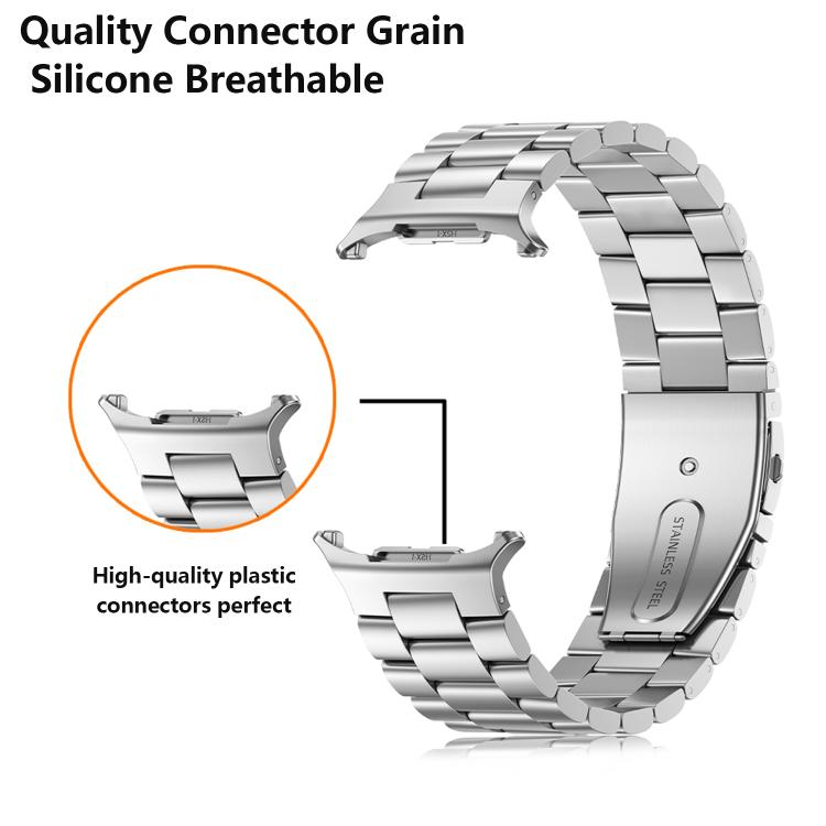 For Samsung Galaxy Watch Ultra 47mm / Ultra 2025 Kalebol Three-bead Steel Watch Band(Rose Gold) - free shipping - PMc TechLife - Order now!