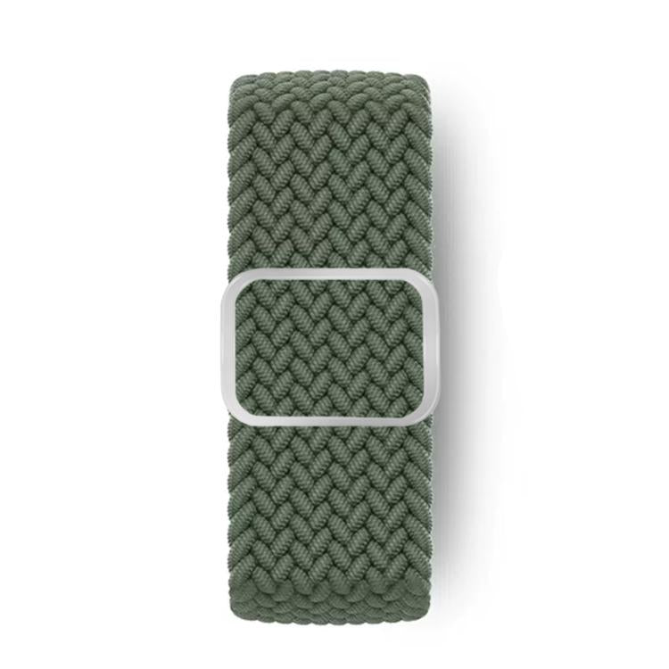 For Apple Watch 46mm / 49mm / 45mm / 44mm Kalebol Eight Buckle Nylon Braided Watch Band(Dark Green) - Watch Bands by Kalebol | Online Shopping South Africa | PMC TechLife | Buy Now Pay Later Mobicred