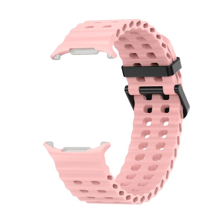 For Samsung Galaxy Watch Ultra 47mm Kalebol Porous Breathable Silicone Watch Band(Pink) - Watch Bands by Kalebol | Online Shopping South Africa | PMc TechLife | Buy Now Pay Later Mobicred