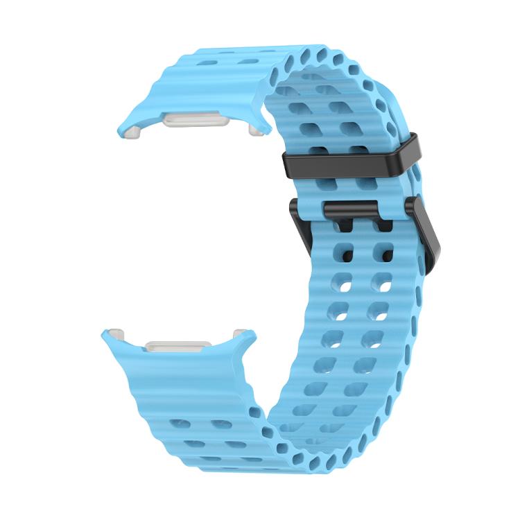 For Samsung Galaxy Watch Ultra 47mm Kalebol Porous Breathable Silicone Watch Band(Sky Blue) - Watch Bands by Kalebol | Online Shopping South Africa | PMc TechLife | Buy Now Pay Later Mobicred