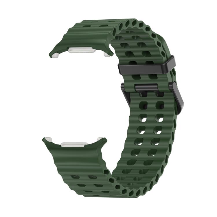 For Samsung Galaxy Watch Ultra 47mm Kalebol Porous Breathable Silicone Watch Band(Green) - free shipping - PMc TechLife - Order now!