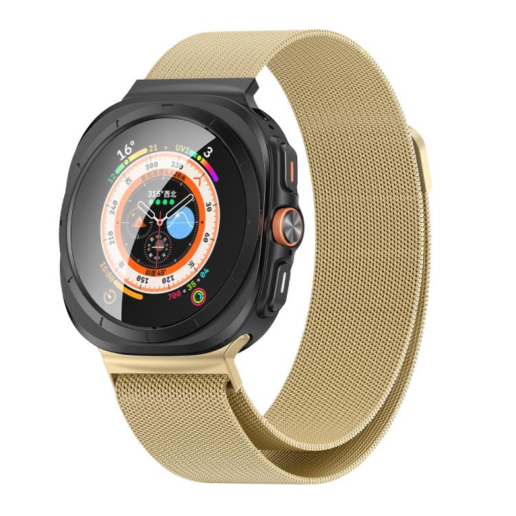 For Samsung Galaxy Watch Ultra 47mm Kalebol Milanese Stainless Steel Watch Band(Gold) - free shipping - PMc TechLife - Order now!