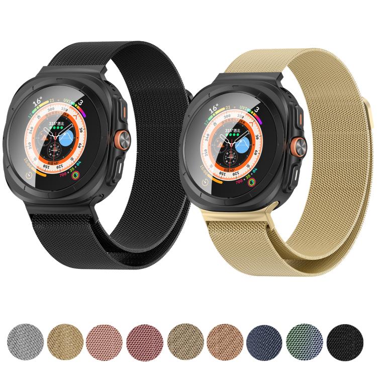 For Samsung Galaxy Watch Ultra 47mm Kalebol Milanese Stainless Steel Watch Band(Silver) - free shipping - PMc TechLife - Order now!